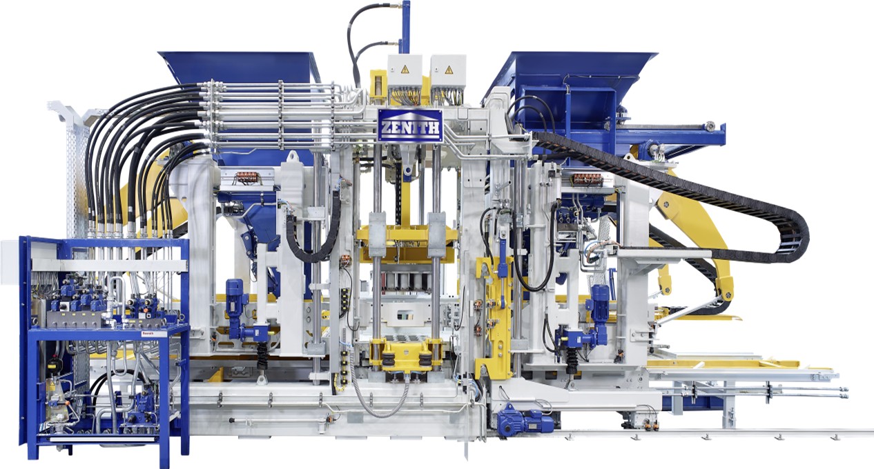 Framfarir uppfærslur á slitlagi í þéttbýli með háþróaða búnaði til að búa til múrsteina