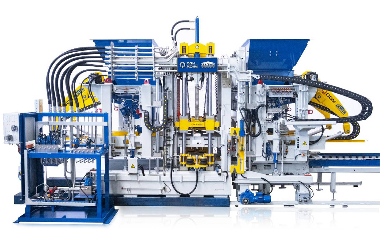 Quangong ZN1000-2 múrsteinsframleiðsluvélin sameinar þýska nákvæmnisverkfræði með kínversku hugviti og er smíðuð fyrir hágæða framleiðslu.